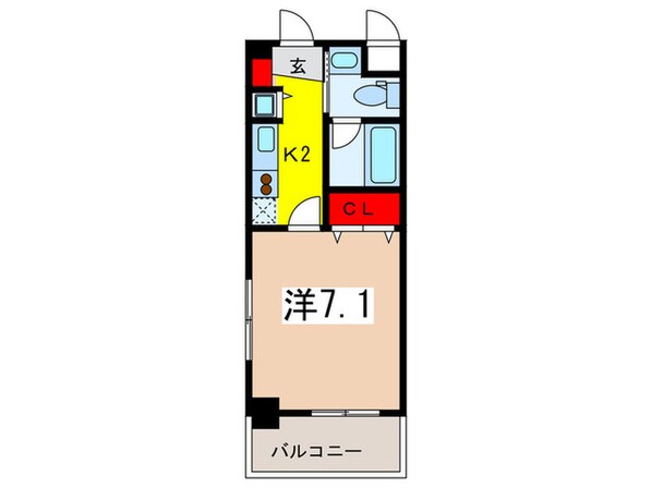 レジディア新川(315)の物件間取画像